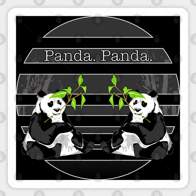 Hip Hop Panda Panda Sticker by marlus79